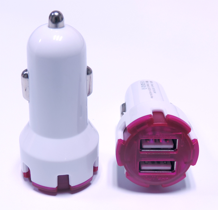 1.5A＊2 double USB Car Charger WK-CCUSB2H-RDWH-2